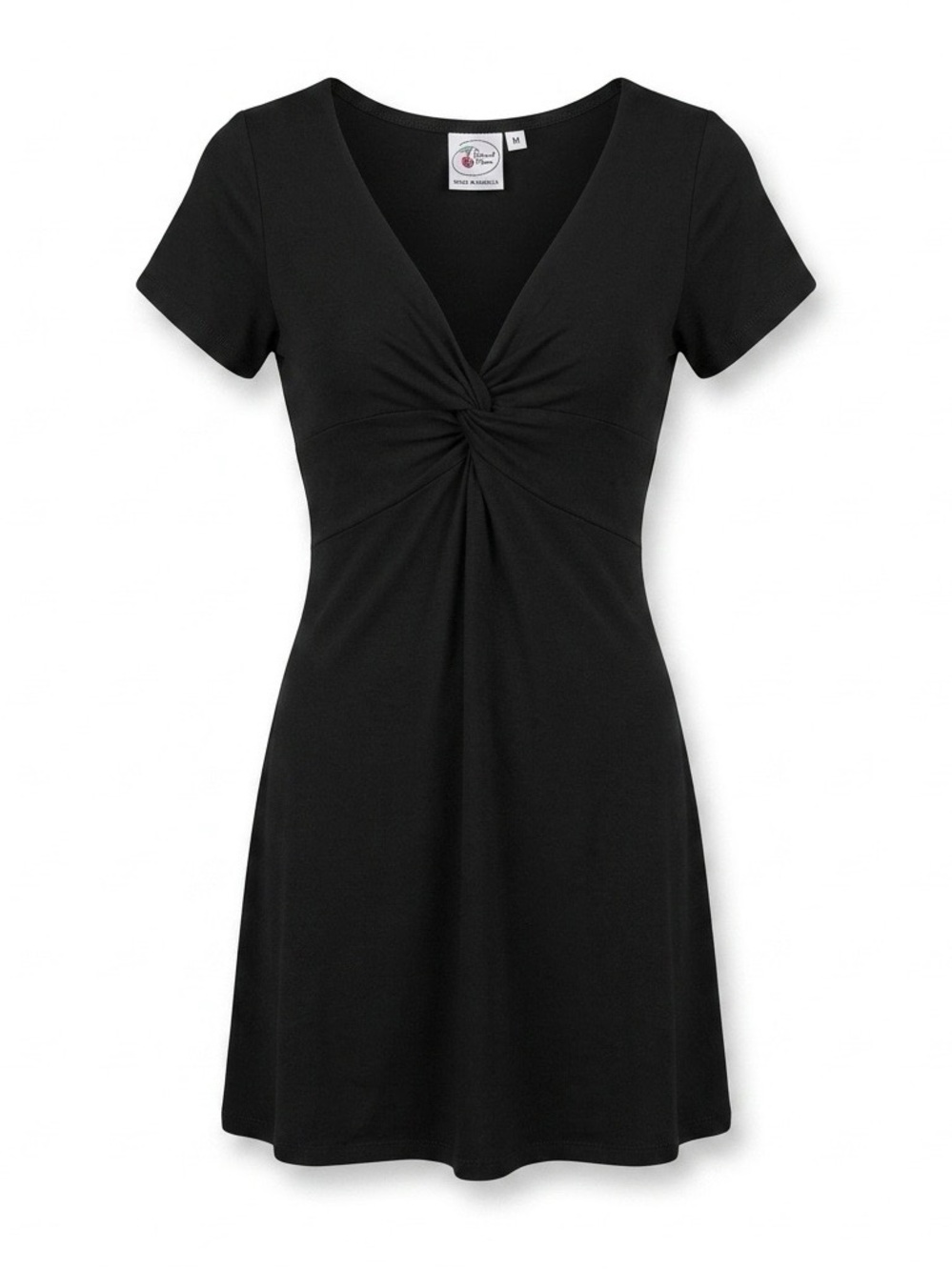 Ma petite robe noire MTL design ✨Twist-Front Short Sleeve Dress